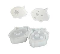 Moule De Chandelier En Forme Cochon Avec Trèfles Lampe D'atmosphère En Silicone Flexible Gypse Outil Fabrication Bijoux Outil D'artisanat Créatif