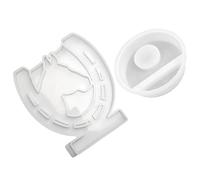 Moule de chandelier en forme de tête de cheval en Silicone à | Moule en Silicone pour chandelier 3D, pour la décoration de la maison, à dégagement facile, ornement de bureau,
