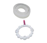 Moule De Chandelier En Forme Sphère Élégante Base Bougie Figurine Plâtre Silicone Outil Fabrication Manuelle Pour Ornement Créatif Bougeoir