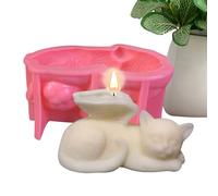 Moule de chien d'ange - Sculpture d'animal de compagnie ailé en silicone de chat endormi 3D, moulage créatif de résine époxy de de bricolage, modèle de boîtier d'accessoires flexible | Pour la fa