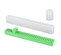 Moule de compte à rebours de Noël - Plateau en silicone 24 x 3,3 cm, calendrier de l'Avent de 31 jours, roulette en résine époxy | Kit d'artisanat festif avec fabrication de bijoux, décoration de fête