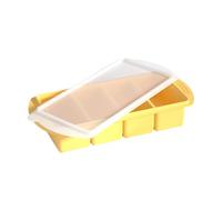Moule de congélateur en silicone - plateau de stockage des aliments, 4 récipient à cavité | Organisateur de cuisine avec couvercle, fabricant de glace à champagne, restauration Camping Picnic Home Too