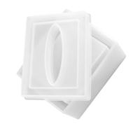 Moule de Coulée Blanc pour Boîte à Mouchoirs en Silicone DIY | Création Artisanale, Usage Familial ou Entre Amis, Pratique et Robuste, pour Projets Époxy à Maison
