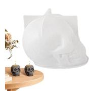 Moule De Crâne, Moule En Silicone De Crâne | Moule De Crâne Squelette Pour La Production De Bougies - Moules De Crâne 3D, Moule De Résine Artisanale Faire -par -te Pour Le Gâteau De Fusion De H