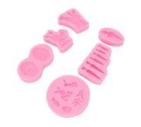 Moule de Cuisson à Sucre à Gâteau Moule de Savon au Chocolat en Silicone Décoratif pour Bricolage, Facile à Nettoyer, adapté à les âges (Style 5)