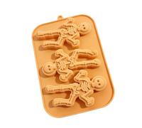 Moule de cuisson des fêtes en silicone pour friandises, Skeleton | Plateau à desserts chocolat et à la gelée de gâteaux, design réutilisable
