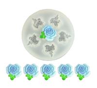 Moule de cuisson en forme de fleur en silicone multi-usages pour décorations de ' comestibles, outils de fondant, artisanat culinaire artistique, moules en silicone pour décoration de