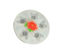 Moule de cuisson en forme de fleur en silicone multi-usages pour décorations de ' comestibles, outils de fondant, artisanat culinaire artistique, moules en silicone pour décoration de