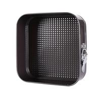Moule de cuisson en métal antiadhésif, moule à gâteau carré, ustensiles de cuisson, fond amovible, moules à gâteaux en acier au carbone, accessoires de cuisine Pour GâTeaux(8.7in)