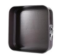 Moule de cuisson en métal antiadhésif, moule à gâteau carré, ustensiles de cuisson, fond amovible, moules à gâteaux en acier au carbone, accessoires de cuisine Pour GâTeaux(10.2in)