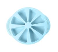 Moule de cuisson en silicone de qualité alimentaire triangulaire résistant à la chaleur 8 cavités | Moule à en silicone pour mousse, gelée, pudding, aux fruits, chocolat, réunions de