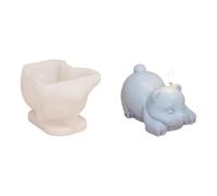 Moule de cuisson en Silicone Panda, moules flexibles pour fabrication de bonbons, moules à bougies pour la fabrication manuelle d ' animaux