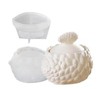 Moule de cuisson en silicone pour bougies en silicone | Moule de Noël | Moule de rangement pour bougies parfumées, fabrication de savon, cire, moulage de résine, gâteaux, po