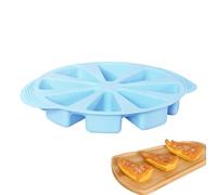 Moule de cuisson en silicone | Triangle résistant à la chaleur 8 cavités anti-adhésif | Moule à gâteau triangulaire en silicone | Pour mousse, gelée, pudding, aux fruits, chocolat, réunions de