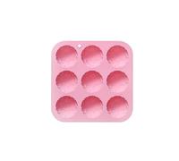 Moule de cuisson multifonction en silicone en forme de ballon de football avec 9 cavités pour une préparation efficace des desserts et des friandises de fête en silicone de qualité alimentaire pour