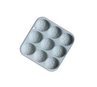Moule de cuisson multifonction en silicone en forme de ballon de football avec 9 cavités pour une préparation efficace des desserts et des friandises de fête en silicone de qualité alimentaire pour