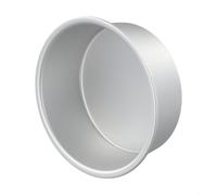 Moule de cuisson rond en aluminium de 1,6 cm pour faire des gâteaux, des biscuits et des aliments rôtis, conduction efficace de la chaleur pour des résultats homogènes (12,7 cm)