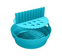 Moule de cuisson rond pliable réutilisable en silicone Kuuleyn avec séparateur (blue)