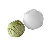 Moule de décoration de boule de Noël en silicone avec fonction de démoulage rapide pour la création artisanale de Noël
