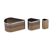 Moule de découpe en forme de goutte d’eau, 3 pièces, emporte-pièce en acier à haute teneur en carbone pour le cuir, coupe fine en forme de goutte pour les projets de bricolage en