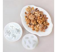 Moule de dessert de noix de simulation, moule de bougie en silicone pour noix de cajou et amandes. Matériel de décoration de bougie d'aromathérapie DIY. Moule de moulage en plâtre, résine, savon, cime