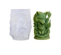 Moule de fabrication de bougies en relief 3D, JZB 0333 | Moule de moulage en résine de Silicone Flexible, créations de bureau en plâtre de savon en résine de cire