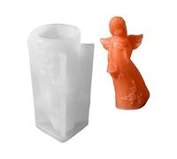 Moule de fabrication de savon en Silicone Flexible, conceptions détaillées d ' ailes angéliques pour les projets de fabrication de savon de bougies parfumées