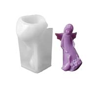 Moule de fabrication de savon en Silicone Flexible, conceptions détaillées d ' ailes angéliques pour les projets de fabrication de savon de bougies parfumées
