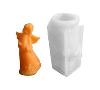 Moule de fabrication de savon en Silicone Flexible, conceptions détaillées d ' ailes angéliques pour les projets de fabrication de savon de bougies parfumées