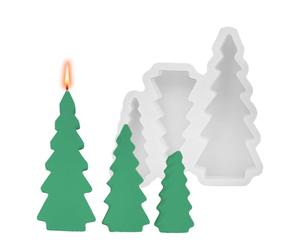 Moule de fabrication pour sapin de Noël, 3 moules de décoration de Noël : maison par moulures, accessoires pour amateurs de saison, familles et jeunes