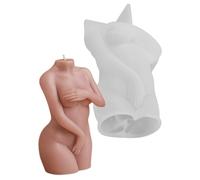 Moule de figurine de corps musculaire sans danger pour les aliments, moules d ' artisanat, texture en silicone, adapté projets de décoration de fête et à la maison, moule en silicone de figurine