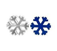 Moule de flocon de neige en silicone 3D - Moule d'artisanat d'hiver flexible, silicone antiadhésif durable, conception détaillée | Décoration domestique pour les bijoutes Bougies Bijoux Ornements de b