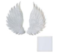 Moule de fondant générique de l'aile ange - Silicone Angel Fondant Moule, Chocolate Candy Résine Argile Resin Resin, Angel Wing Pliant Cake Decorating Photo Cadre