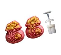 Moule De Gâteau De Lune 2/4pcs Avec 50g 75g Cavités Pour Pâtisseries Boucles Boulettes En Plastique Moule