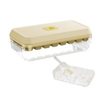 Moule de glaçons réutilisable - plateau de communication de presse, bac scellé, récipient empilable, conception sans BPA | Solution de refroidissement pour boire pour les cuisines à domicile, les stat