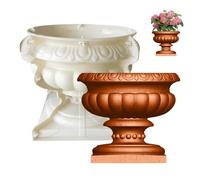 Moule De Jardinière À - Forme Artisanale Succulente, Moule De Pot Floral, Forme Artistique En Résine | Fonction De Moulage De Récipient De Jardin Texturé, Fonction De Fabrication De Conteneurs