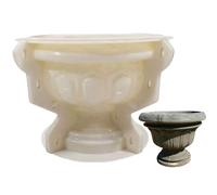 Moule de jardinière, moule en béton pour statues moules de ciment en plastique diy pour le béton décoratif en béton moules de statues pour clôture de main-d'œuvre de jardin, style2, 11.x9.1in