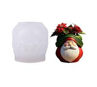 Moule De Jardinière Noël En Silicone Flexible Pour Artisanat Résine Décoration Et Fabrication Cadeaux Vacances Moule Silicone Pour Jardinière Père