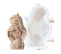 Moule de la Nativité,Moules de la Nativité en Silicone | Moules à ciment pour décoration de la maison - de décoration de maison pour ciment en résine époxy, fabrication de bougies, moule en plâ