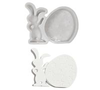 Moule de lapin de Pâques : moules décoratifs en silicone pour lapin de Pâques, joli moule de cuisine en lapin | Porte-Noël, chocolat, fabrication de bonbons, décoration