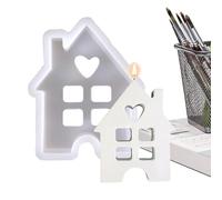 Moule De Maison En Résine - Moule En Silicone Antiadhésif 9 X 7,4 Cm, Machine De Moulage Réutilisable Pour Œuvres D'art En Résine D'argile | Fabricant De Bricolage Résistant Aux Déchirures Pour La Déc