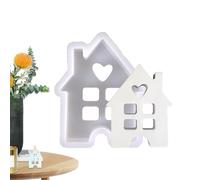 Moule De Maison En Résine - Moule En Silicone Flexible, Kit De Moulage Diy| Forme Réutilisable Adorable Avec Scène Artisanale Créative, Pour La Fabrication De Bougies, Savon, Décoration Artistique