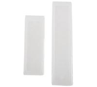 Moule De Marque-Page Rectangulaire En Silicone, Ensemble De 2 Pièces, Moule De Marque-Page Transparent En Résine Époxy Pour La Fabrication De Bijoux