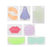 7 Types de Moule de Masque Facial, Masque de Plaque Faisant le Moule Réutilisable Masque Facial Patch Moules Machine Maker Bricolage Outil de Masque Facial pour Salon de Beauté