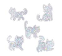 Moule de moulage de bijoux en silicone en forme de chat mignon, résine holographique pour bricolage, carillon éolien, porte-clés, boucles d ' oreilles, pendentif, moules en résine époxy, moules en