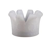 Moule de moulage de couronne pour les projets de fourre-tout, L | Forme de moulage en forme de couronne, extérieur perlé, pièce finie pour les projets de stockage de bijoux