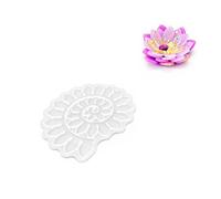 Moule de moulage de fleurs en couches, structure en silicone flexible, fabrication d ' ornements en résine pour projets de loisirs décoratifs, utilisation florale, cavité de moulage floral, mise en de