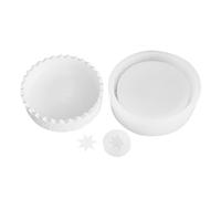 Moule De Moulage De Noël - Plateau Porte-bougie En Anneau De 381 G, Moule En Silicone Flexible | Outil De Fabrication Artisanale Pour Créer Des Ornements De Vacances, Chandeliers, Artisanat Décoratif,