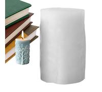 Moule de moulage en résine - Faire de bougies de cylindre bricolage, moule à artisanat de Noël | de savon en argile au chocolat à fondant, modèle d'hiver du flocon de neige, décoration de cheminé