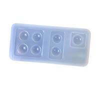 Moule de moulage en résine multi-cavité pour l ' artisanat de bijoux, plateau en silicone en forme de, outil de projet de pendentif, finition à dégagement lisse, moule en résine de forme 112 x